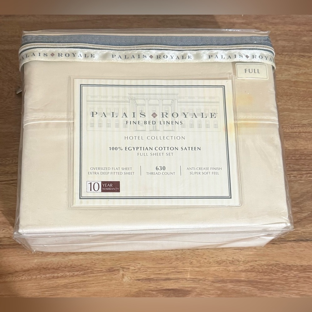 Egyptian Cotton Sateen Full Sheet Set